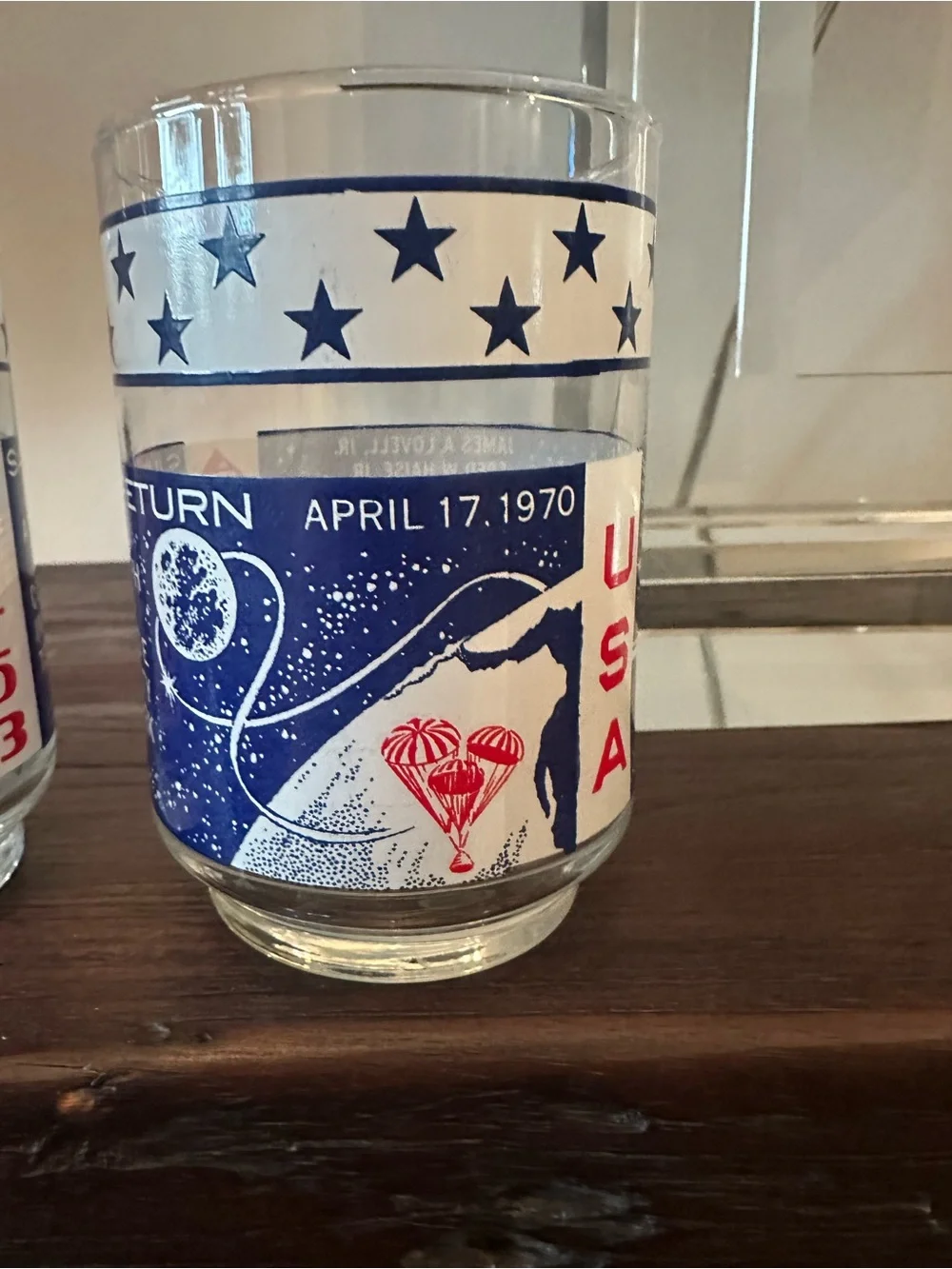 Set of 3 NASA Apollo Glasses